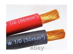 1/0 Awg Excelene Welding Cable Black Or Red Made In USA (15 Ft, Red) 15 Ft