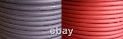 1/0 Gauge AWG Welding/Battery Cable Black & Red (10 FEET OF EACH COLOR)