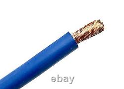 100 BLUE 6 Gauge AWG Welding Lead Battery Cable Copper Wire MADE IN USA