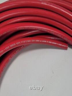 2 AWG All-Flex BC5W2 Red Welding Battery Pure Copper Flexible Cable Wire 25