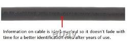 #2 AWG Flex-A-Prene Welding/Battery Cable Black Made in USA (100 FEET)