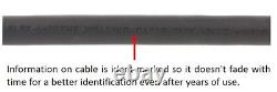 4/0 AWG Flex-A-Prene Welding/Battery Cable Black Made in USA (50 FEET)