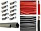 4/0 Gauge 4/0 AWG Red or & Black Welding Battery Cable + Cable Lugs Heat Shrink