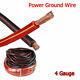 4 Gauge AWG Welding Battery Cable Power Ground Wire Car Inverter Solar Panel Lot