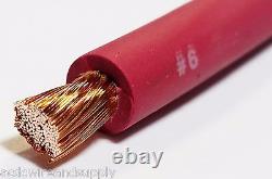 500 FT 6 gauge AWG EXCELENE EPDM 105c WELDING CABLE RED MADE IN USA