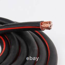 Black Red 2 Gauge AWG RV Truck Camper Battery Power Wire Solar Welding Cable Lot