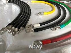 Club Car DS IQ 48V 2 Gauge AWG welding cable battery kit 6 x 8