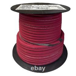 DEKA 04700 Red Welding Cable 4 AWG 100 FT 600 Volt 100% Copper USA Made