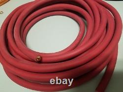 WELDING CABLE 2 AWG RED 100 FEET CAR BATTERY LEADS USA NEW Gauge Copper