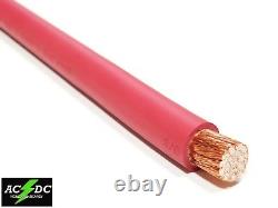 WELDING CABLE 3/0 RED 35 ft BATTERY LEADS USA NEW Gauge Copper AWG 600V SAE