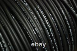 WELDING CABLE 4 AWG 250' 125'BLACK 125'RED FT BATTERY USA NEW Gauge Copper Solar