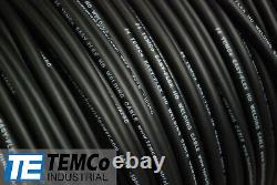 WELDING CABLE 4 AWG BLACK 300' FT BATTERY LEADS USA NEW Gauge Copper Solar