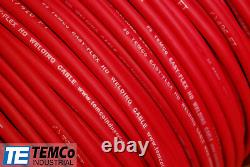 WELDING CABLE 6 AWG RED 300' FT BATTERY LEADS USA NEW Gauge Copper Solar