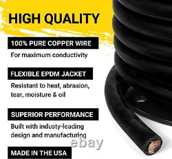 Welding Lead & Car Battery Cable Copper Wire DIY Bulk Car Battery Cable, Pro A