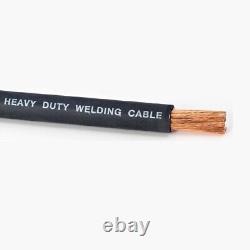 WeldingCity 2-AWG Welding Cable with 300A Stick Holder/Work Clamp/Lug US Seller